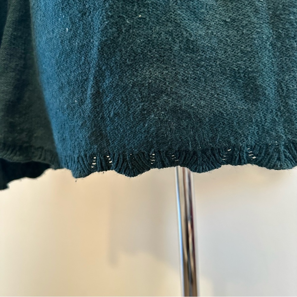 LOFT Teal Diamond Knit Women's Sweater - Picture 6 of 8